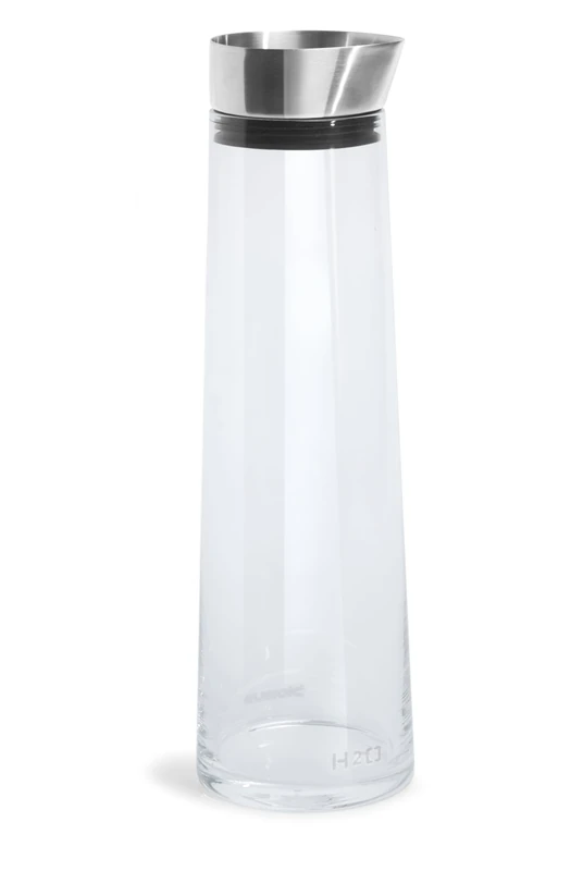 blomus 1.5 Litre 50.72 oz Stainless Steel/ Glass Acqua Water Carafe