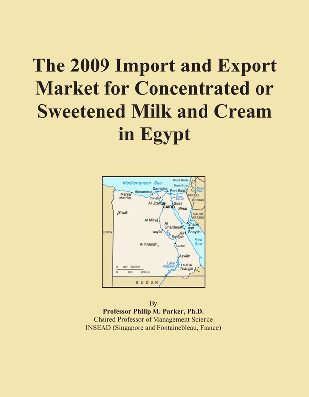 The 2009 Import and Export Market for Concentrated or Sweetened Milk and Cream in Egypt
