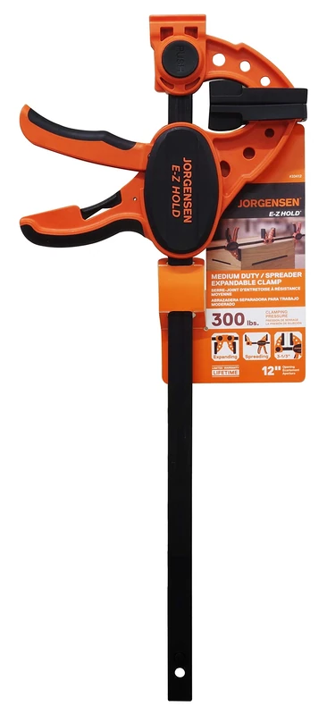 Pony Jorgensen Jorgensen POJ33412 12" Medium Duty E-Z Hold Expandable Bar Clamp, Orange