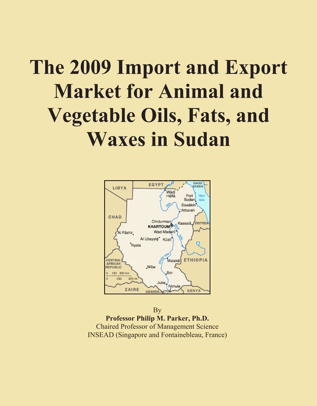 The 2009 Import and Export Market for Animal and Vegetable Oils, Fats, and Waxes in Sudan