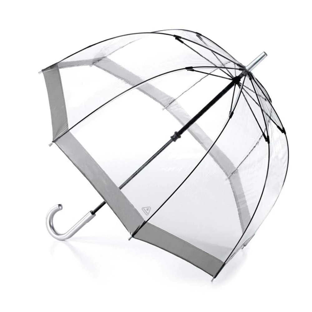 Fulton Birdcage 1 Umbrella Silver Trim