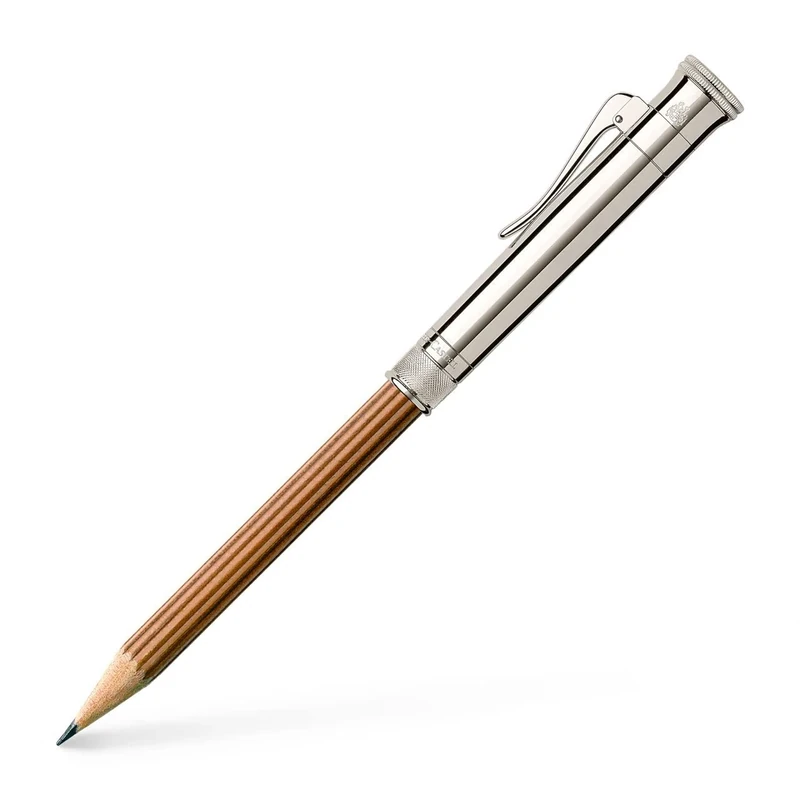 Graf von Faber-Castell 118566 Sterling Silver Perfect Pencil - Brown