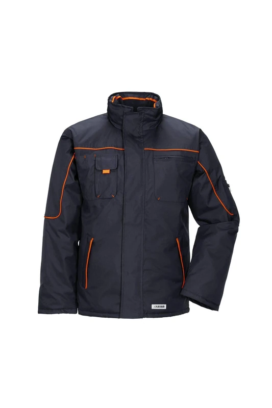 Planam 3536064 Size 3X-Large "Winter Piper" Jacket - Navy/Orange