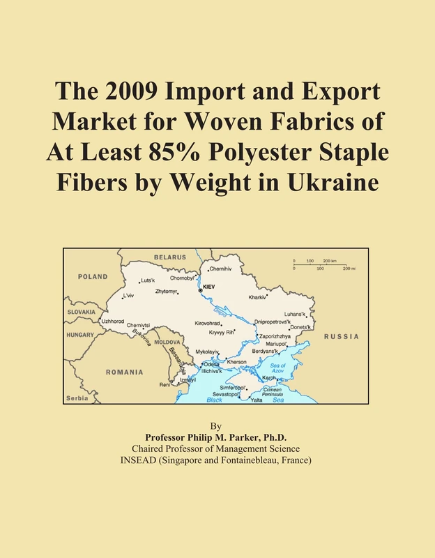 The 2009 Import and Export Market for Woven Fabrics of At Least 85% Polyester Staple Fibers by Weight in Ukraine