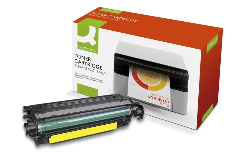 Q-Connect Compatible Solution HP 504A Yellow Laserjet Toner Cartridge