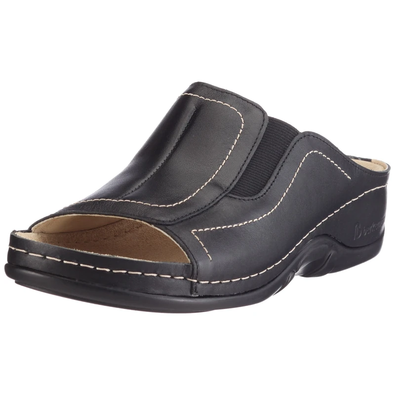 Berkemann Isabella, Women's Mules, Black (/Schwarz), 37 EU