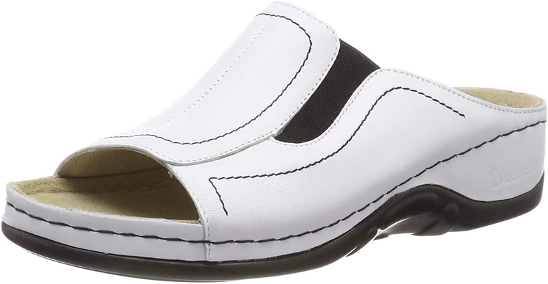 Berkemann Women's Isabella Slipper, White, 8.5 UK