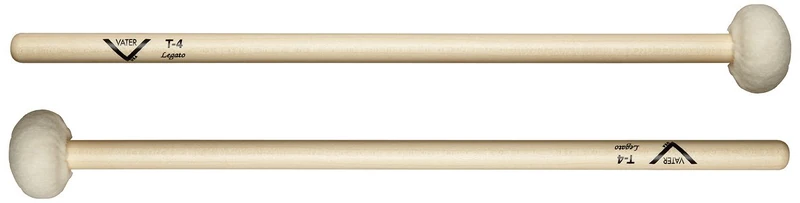 Vater Drumsticks T4 - Timpani Mallets - Straight Shaft - Legato
