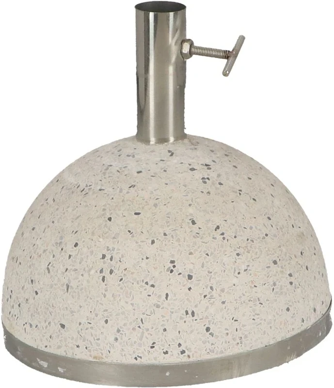 Esschert Design PV09 24 x 25 x 25cm 115Kg S Granite Parasol Stand - White
