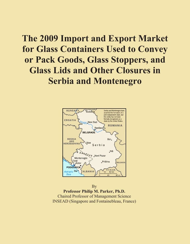 The 2009 Import and Export Market for Glass Containers Used to Convey or Pack Goods, Glass Stoppers, and Glass Lids and Other Closures in Serbia and Montenegro
