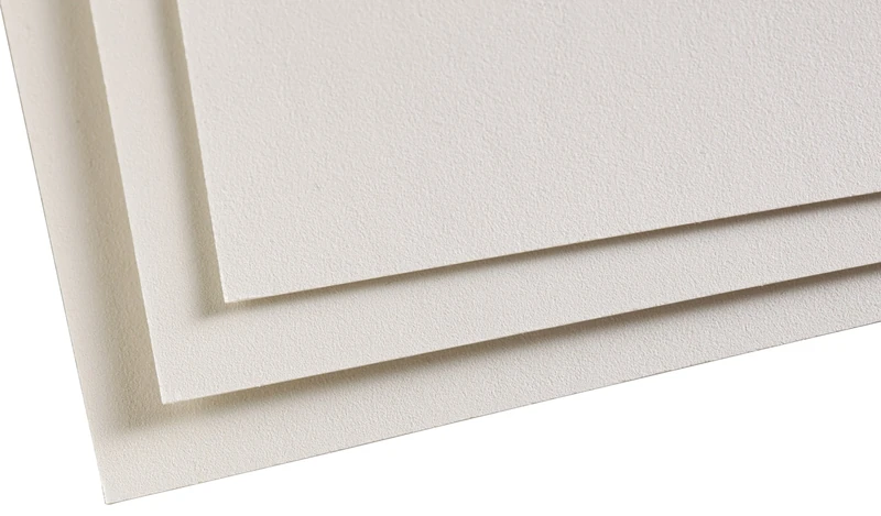 Clairefontaine - Ref 96020C - Pastelmat Card Sheets (Pack of 5 Sheets) - 360gsm Card - 50 x 70cm - Light Grey Colour - Specially Formulated For Use With Pastels