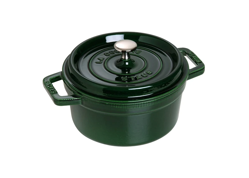 Staub 1101885 Round Cocotte Pot, 18 cm, Basil