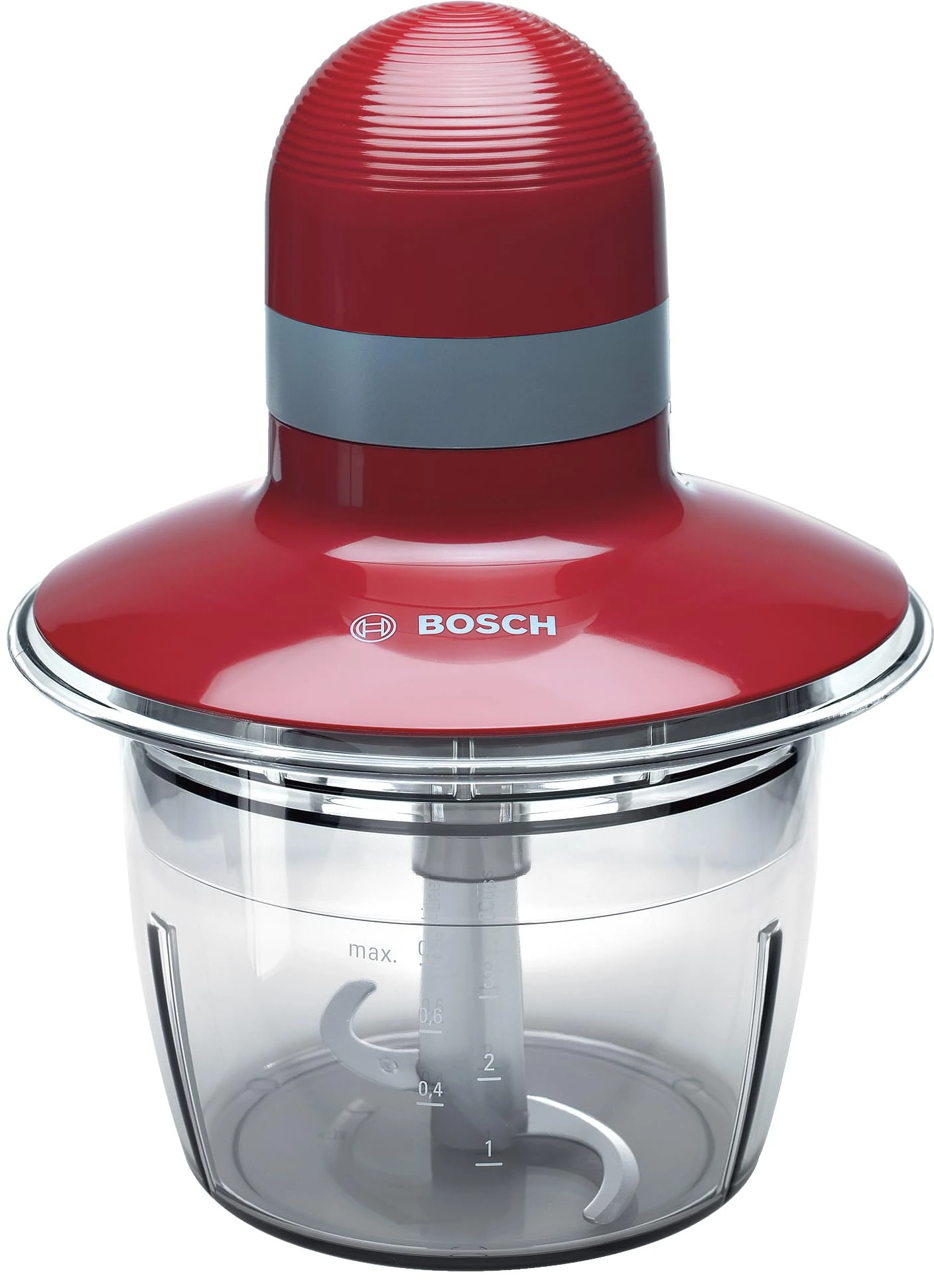 Bosch MMR08R1GB Mini Chopper, 400 W, 0.8 Litre - Red