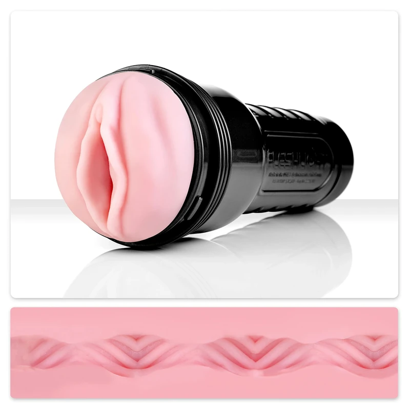 Fleshlight Pink Lady Vortex – Discreet Male Masturbator with Realistic SuperSkin Texture for Intense, Lifelong Pleasure and Ultimate Sensation