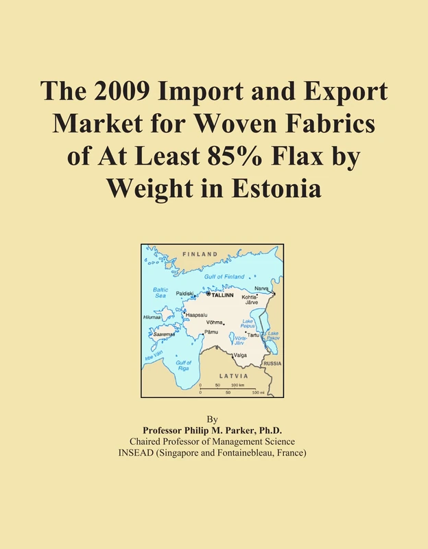 The 2009 Import and Export Market for Woven Fabrics of At Least 85% Flax by Weight in Estonia