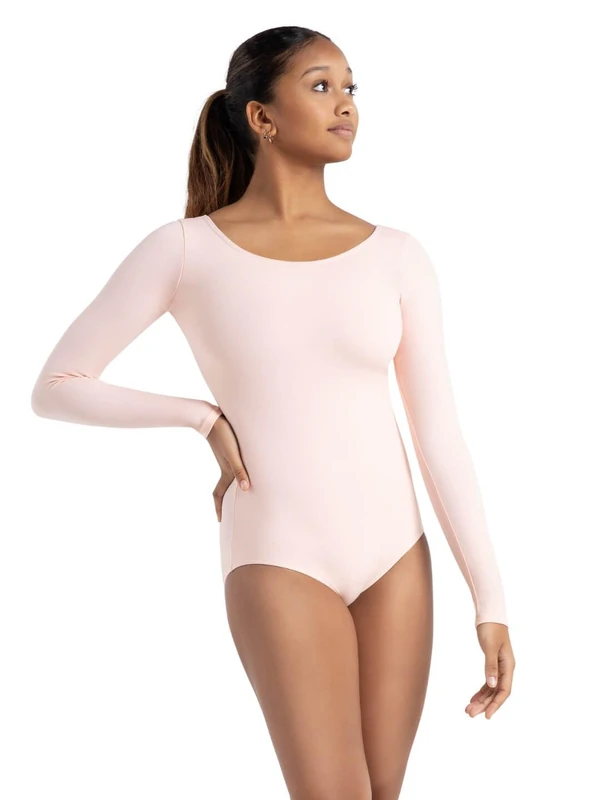 Capezio Women's Long Sleeve Leotard, Ballet Pink, L