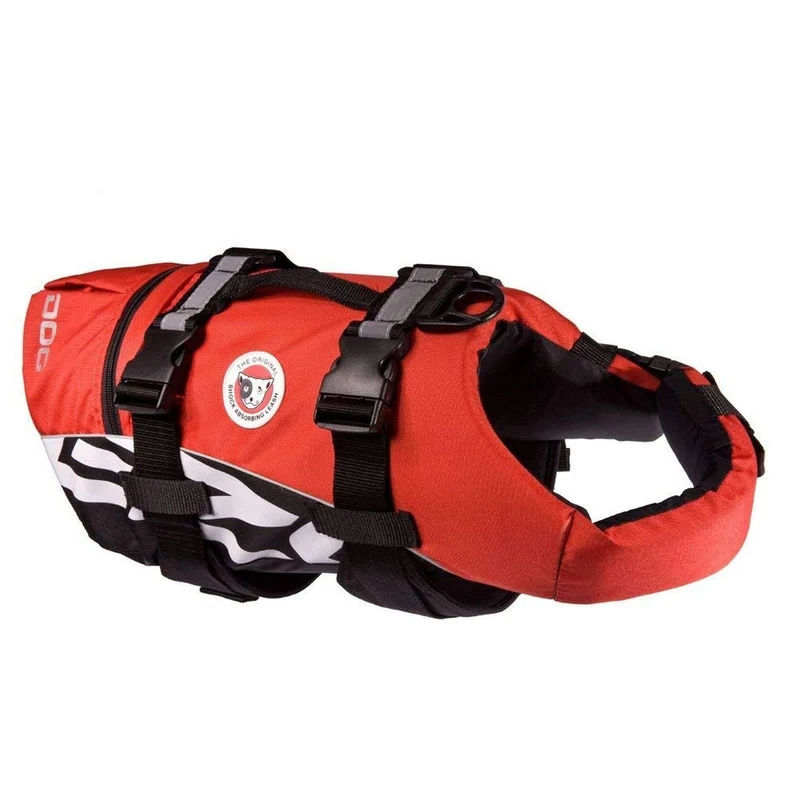 EZYDOG Doggy Flotation Device Life Jacket | Boating, Dog Friendly, Paddle Board, Superior Buoyancy, Rescue Handle, High Visibility, Lifejacket (Small, Red)