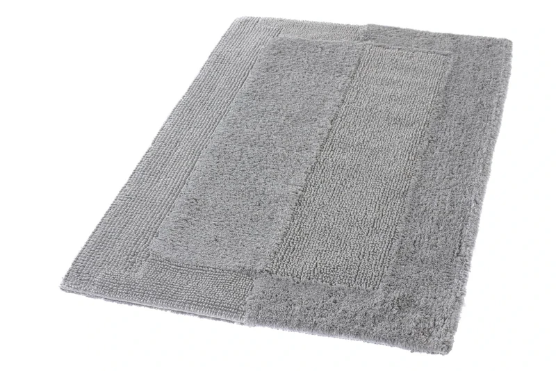 Kleine Wolke 70 x 120 cm Havanna Bath Rug, Silver/Grey