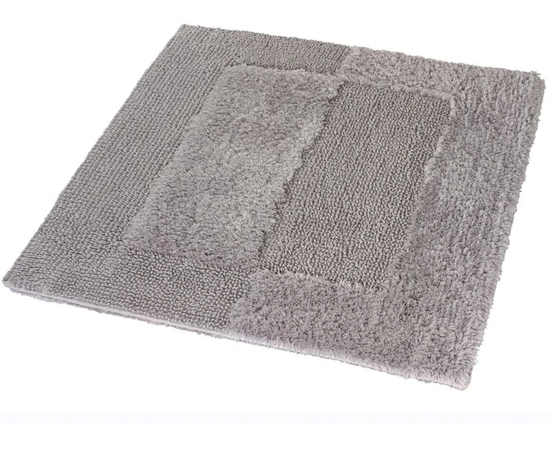 Kleine Wolke 55 x 65 cm Bath Rug, Silver/Grey