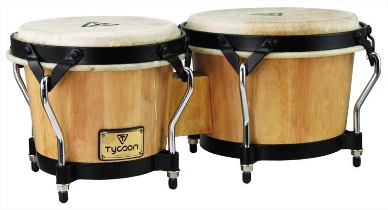 Tycoon Percussion STB-BN Supremo Series 7" & 8½" Bongos Natural