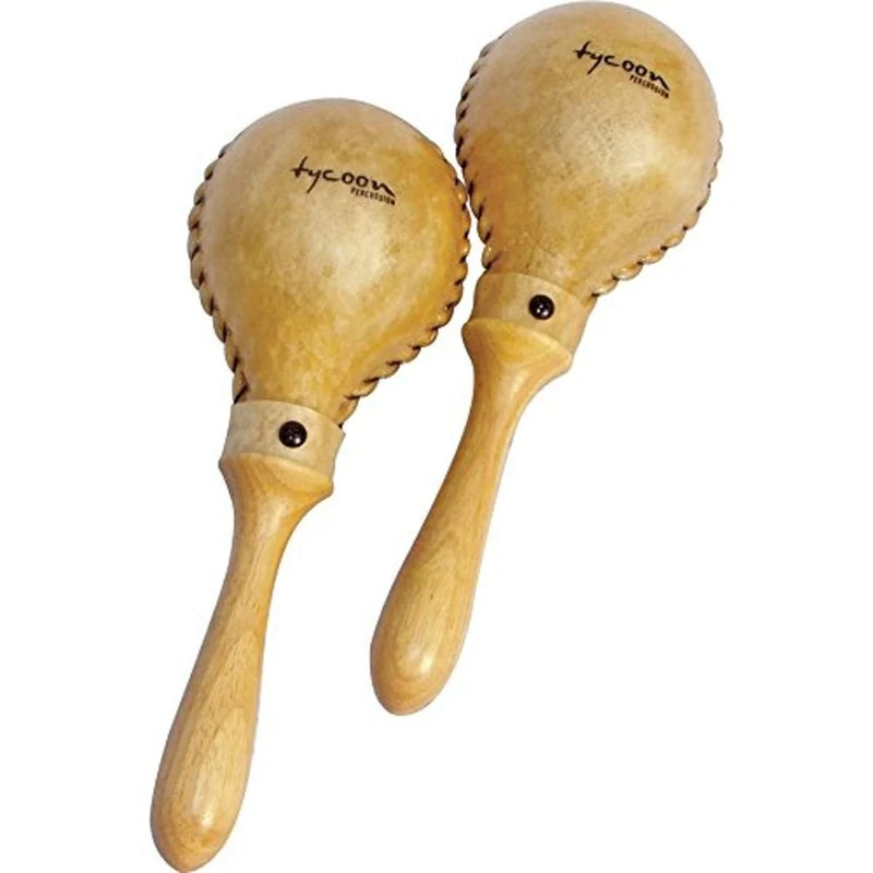 Tycoon Percussion TMSC-120 Large Round Cowskin Maracas