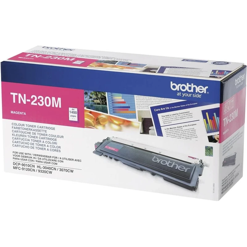 Brother TN230M - Magenta - original - toner cartridge - for Brother DCP-9010CN, HL-3040CN, HL-3040CW, HL-3070CW, MFC-9120CN, MFC-9320CN, MFC-9320CW