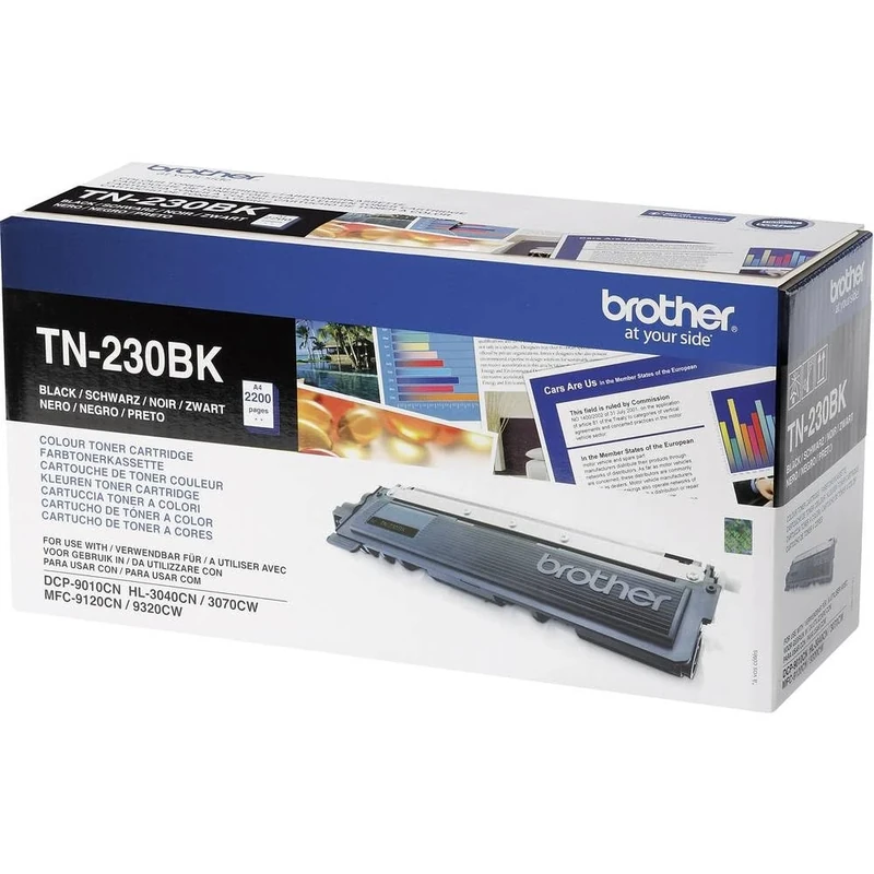 Brother TN-230BK Toner Cartridge, Black, Single Pack, Standard Yield, Includes 1 x Toner Cartridge, Brother Genuine Supplies