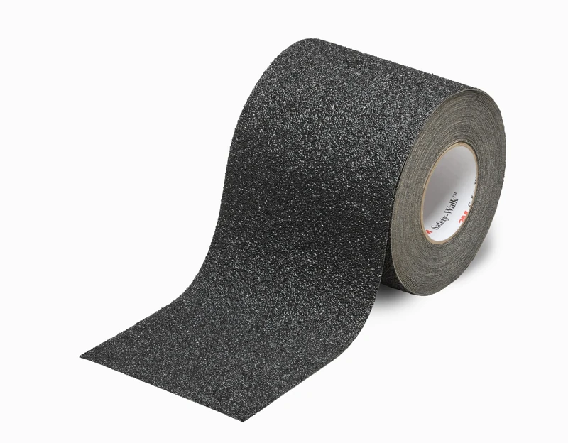 3M Safety-Walk Slip Resistant Coarse Tape 710, Black, 51 mm x 18.3 m | pack of 2 | for extreme & heavy traffic areas