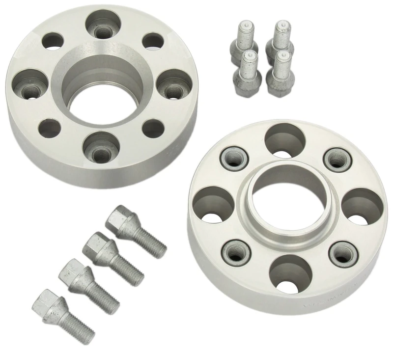 H&R DRA-System Wheel spacer set 60mm per axle - Bolt pattern 4x100 - Hub 57,1mm - Bolt size M12x1,5 - compatible with BMW/Seat/Volkswagen