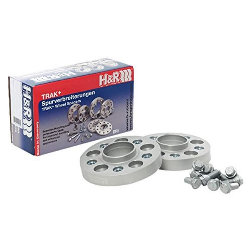 H&R DRA-System Wheel spacer set 60mm per axle - Bolt pattern 5x100 - Hub 57,1mm - Bolt size M14x1,5 - compatible with Audi/Seat/Skoda/Volkswagen