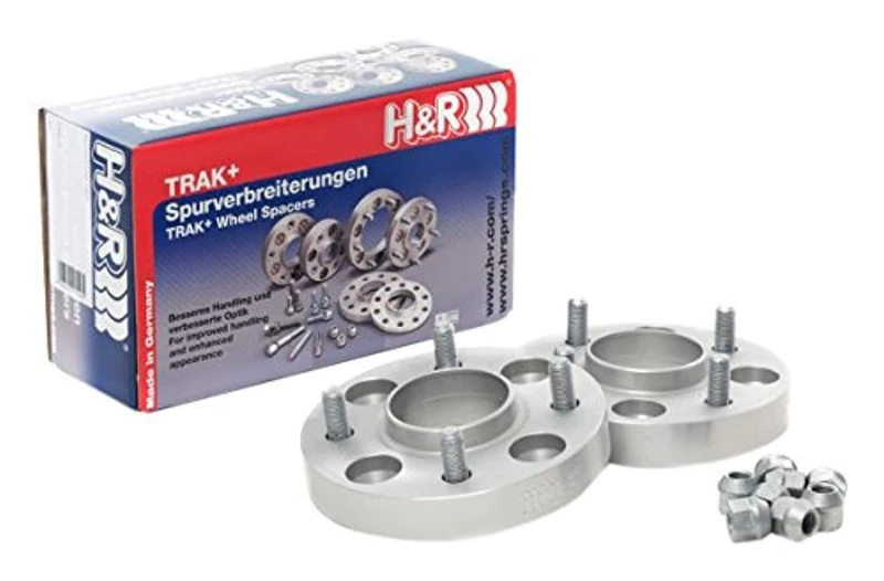 H&R DRM-System Wheel spacer set 42mm per axle - Bolt pattern 5x130 - Hub 71,6mm - Bolt size M14x1,5 - compatible with Porsche