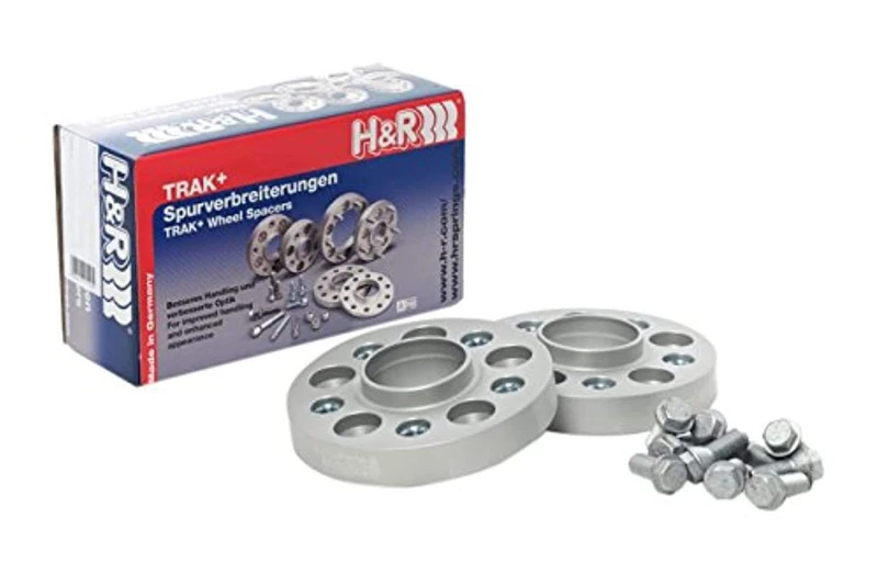 H&R DRA-System Wheel spacer set 50mm per axle - Bolt pattern 4x100 - Hub 57,1mm - Bolt size M12x1,5 - compatible with BMW/Seat/Skoda/Volkswagen
