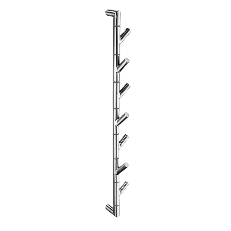 Smedbo "Outline Lite" 7 Swing Hooks, Polished Stainless Steel, Silver