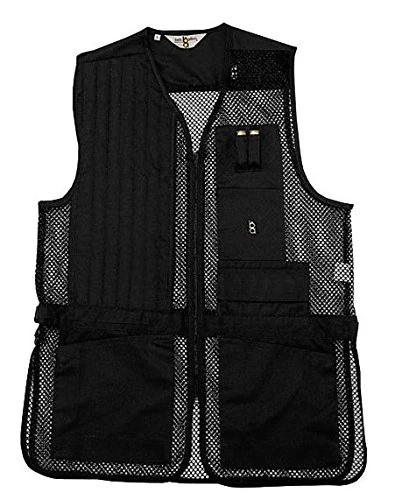 Boyt Harness Bob Allen 240M Mesh Shooting Vest, Black, Left Hand, Medium - 240M-40075 - Image 1