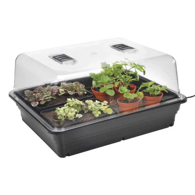 Stewart 15428389 52 x 41.5 x 28cm Large Heated Propagator