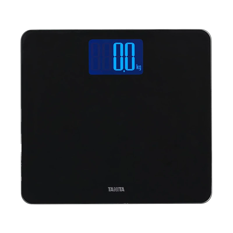 TANITA HD-366 Digital Designer Glass Bathroom Scale Black
