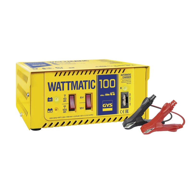 GYS WATTMATIC 100 Automatic Battery Charger 6/12 V