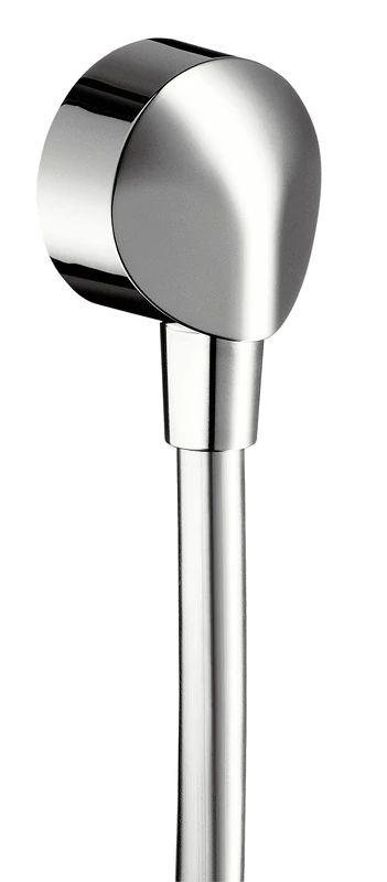 hansgrohe Fixfit E wall outlet hose connection, chrome - Image 1