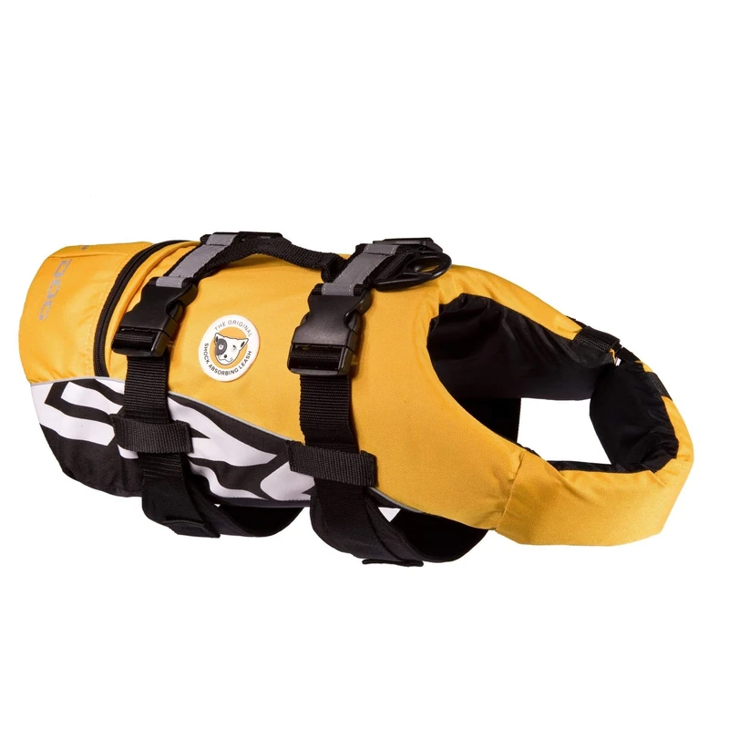 EZYDOG Doggy Flotation Device Life Jacket | Boating, Dog Friendly, Paddle Board, Superior Buoyancy, Rescue Handle, High Visibility, Lifejacket (Medium, Yellow)