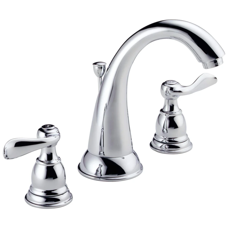 DELTA Faucet B3596LF Windemere Widespread, Chrome, 9.05 x 11.35 x 14.00 inches