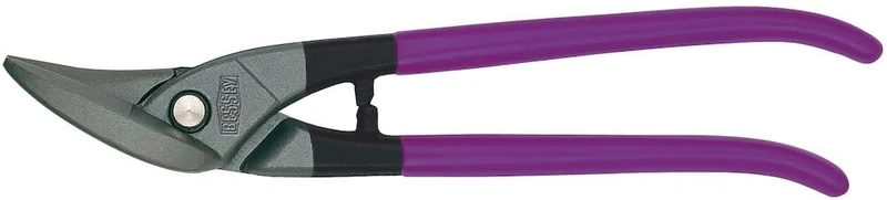 Bessey D416-280L Left Cutting HSS Punch Snips, Purple/Grey