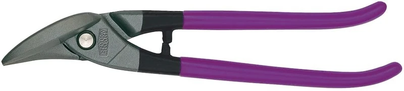 Bessey D416-280 Right Hand Cut HSS Punch Snips, Purple/Grey