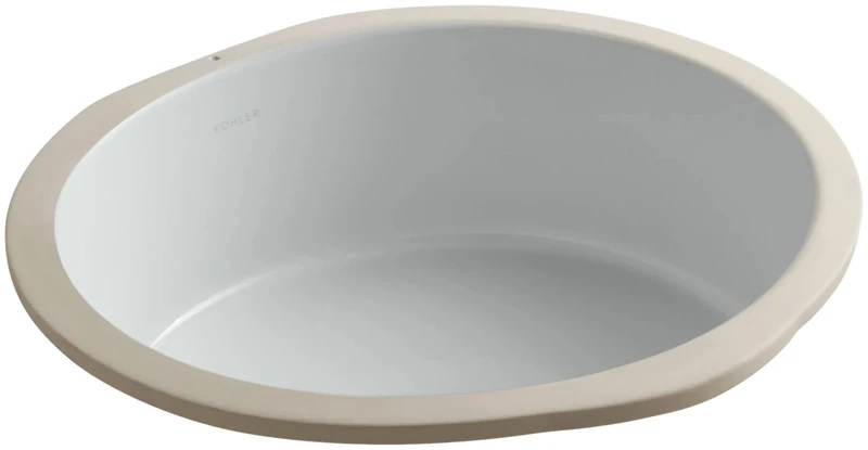 Kohler K-2883-0 Verticyl Round Undercounter Bathroom Sink, White