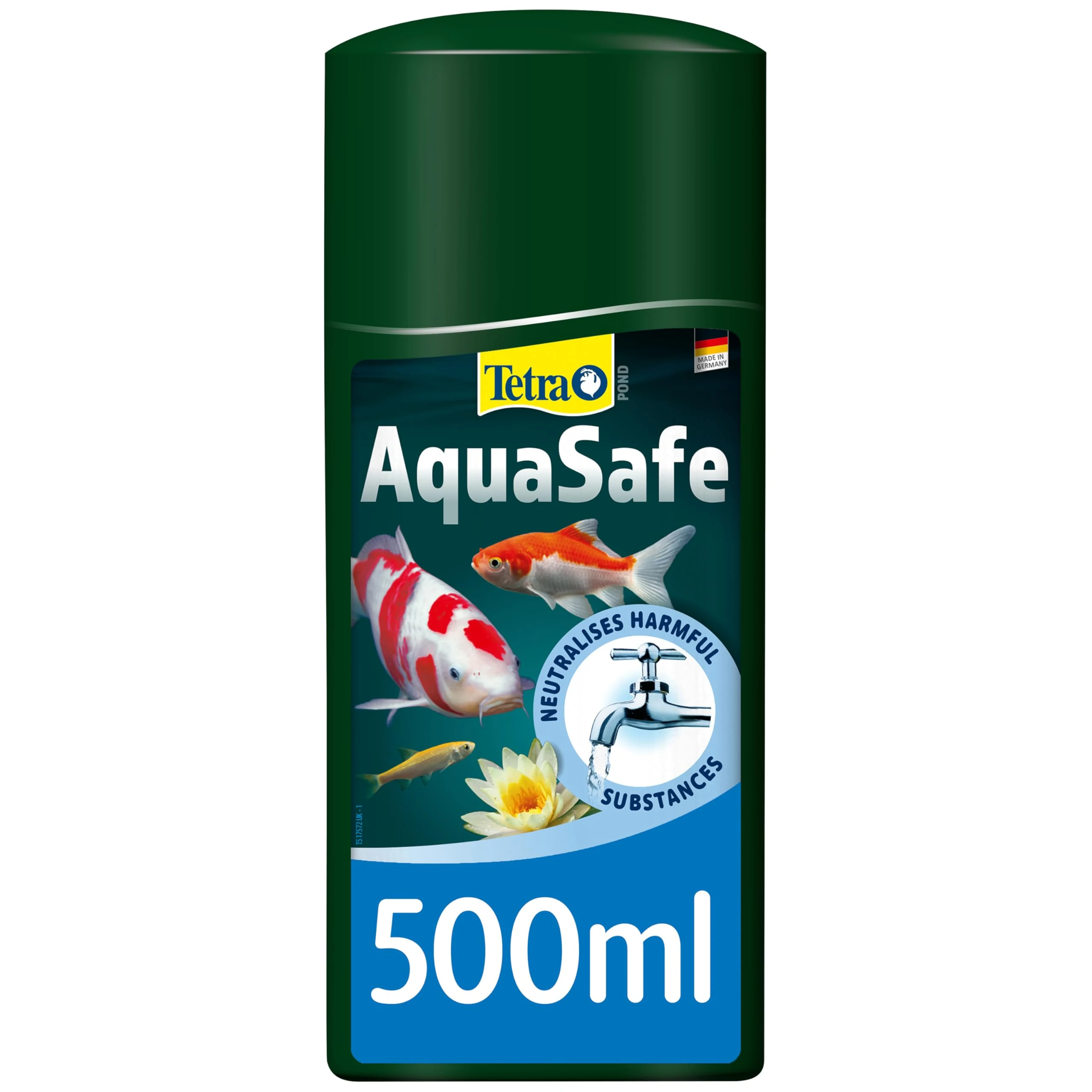 Tetra Pond AquaSafe, Makes Tap Water Safe for Pond Fish, 500 ml