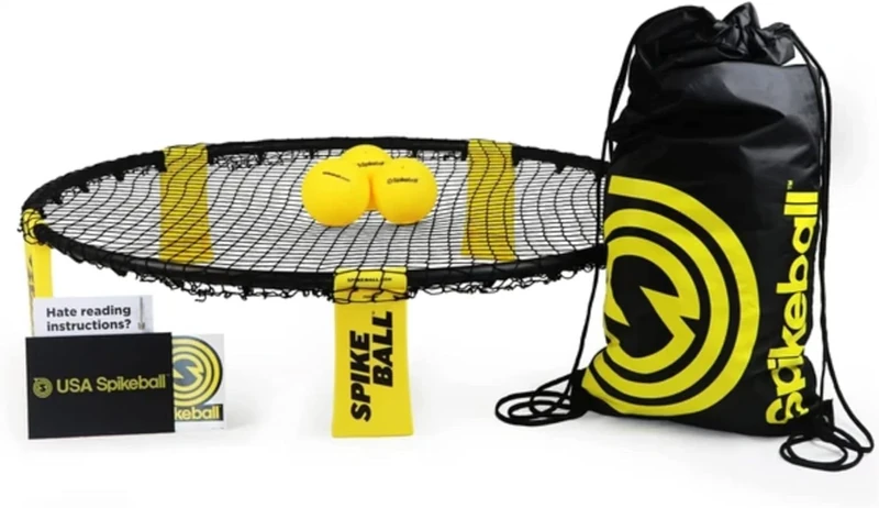 Spikeball 3 Ball Game Set - Includes 3 Balls, Drawstring Bag, and Rule Book - Image 1