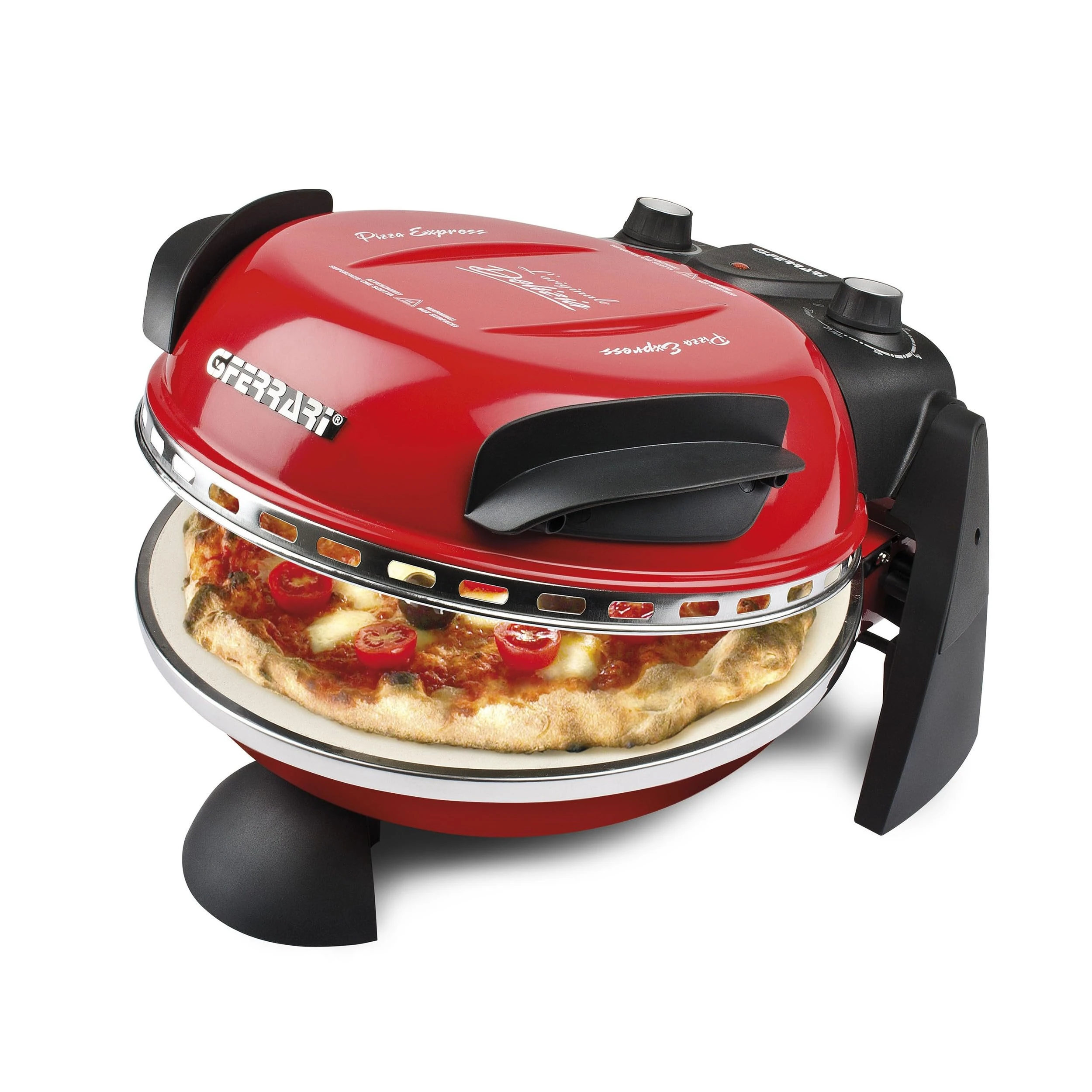 G3 Ferrari G10006 Delizia Pizza Oven - 1200W in Red