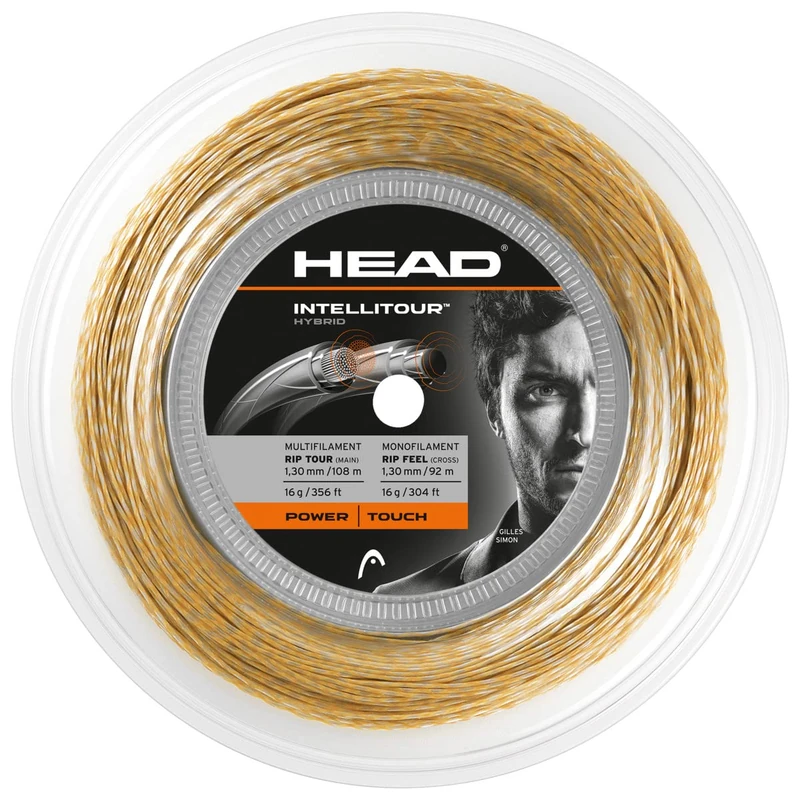 HEAD Intellitour Reel Racquet String NT, Size 16