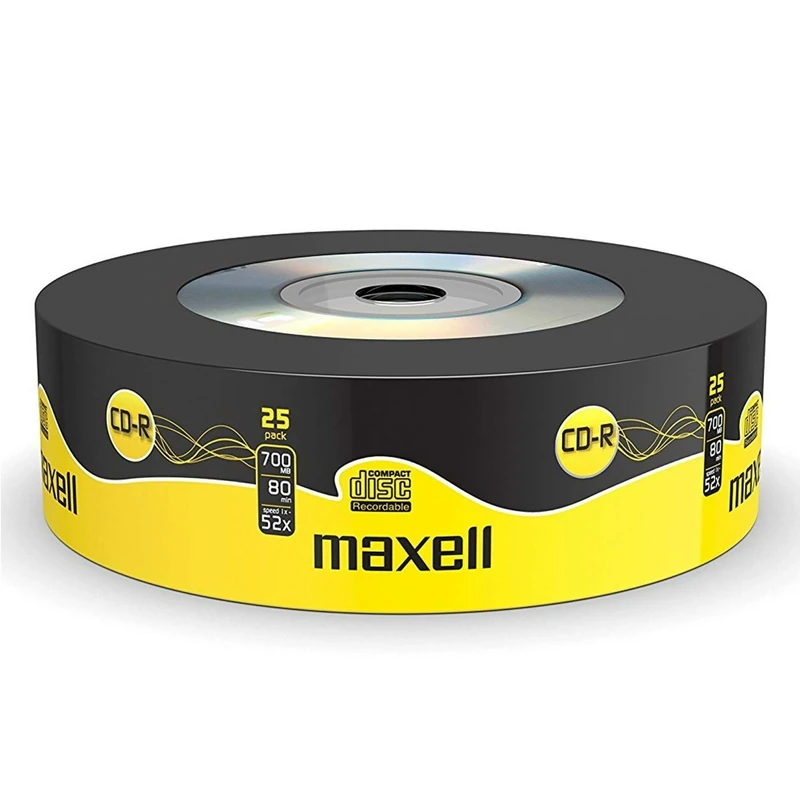 Maxell CD-R 25 Blank Discs 700MB Extra Protection