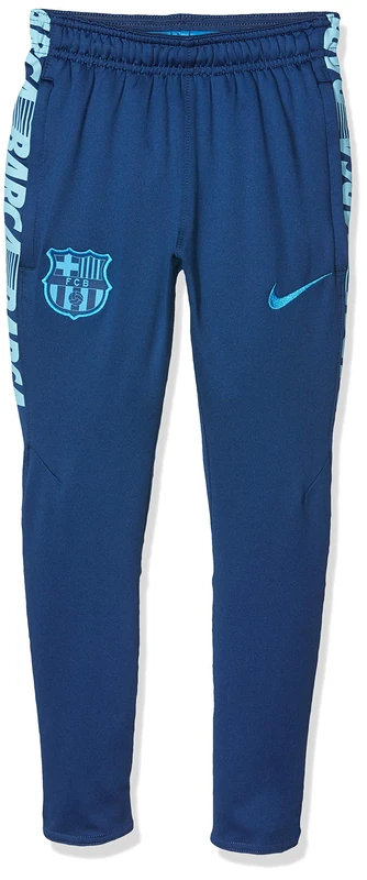 NIKE 894409-423 Junior FC Barcelona Dri Fit Pants Boy's Blue Size M