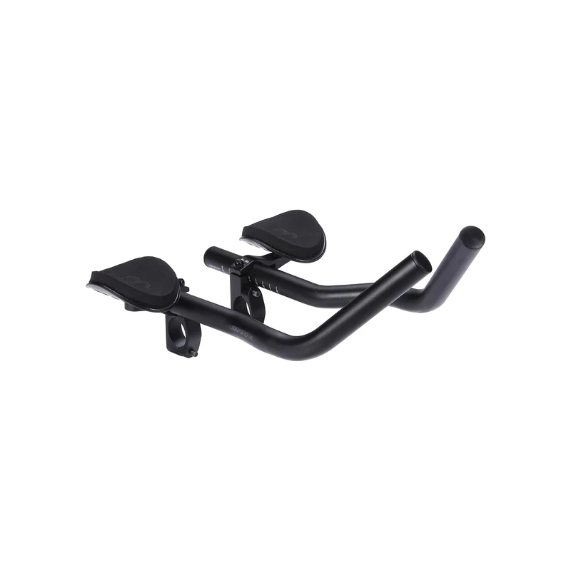 BBB Cycling AeroBase Aluminium Tri Bars Ergo-bend Aerobar for Road Bikes with Multi-adjustable EVA Arm Pads Compatible with 25.4/31.8 mm Bike Handlebars BHB-52